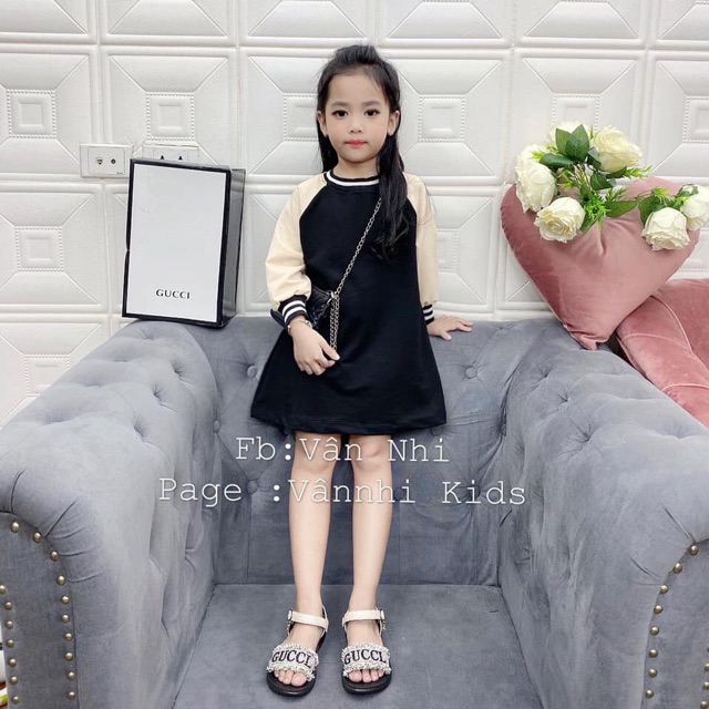 VÁY SUÔNG UMI TAY BE BO KẺ CHO MẸ VÀ BÉ | BigBuy360 - bigbuy360.vn