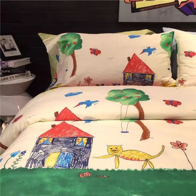FREESHIP 99K TOÀN QUỐC_Set chăn ga COTTON sateen lạnh 4 mùa