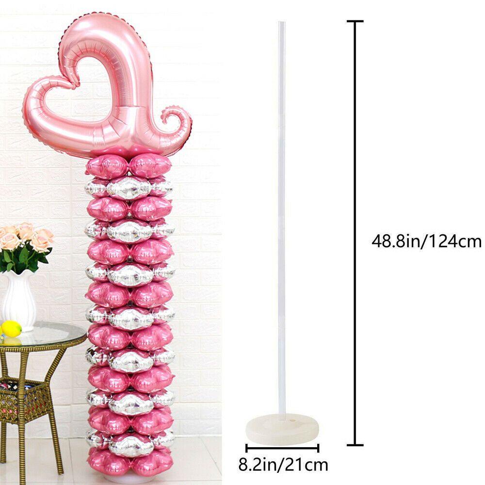 LONTIME Bộ 2 Chân Đứng 1.2m Giữ Bong Bóng Trang Trí Tiệc Cưới DIY