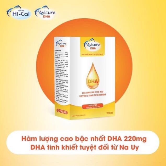 AVISURE DHA (Chính hãng) -DHA tinh chất từ Nauy cho mẹ bầu, giúp bé phát triển não bộ và thị giác tối ưu