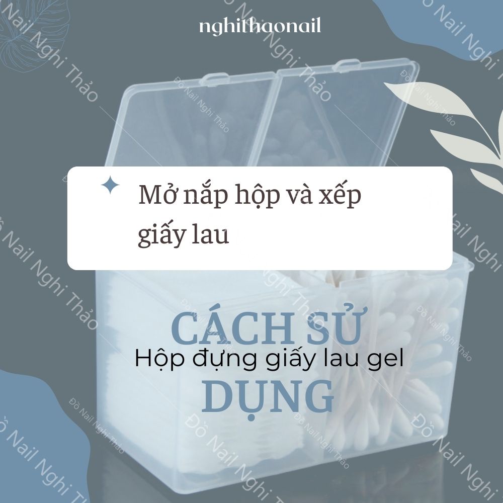 [Mã 154FMCGSALE giảm 8% đơn 500K] Hộp đựng giấy lau gel 2 ngăn