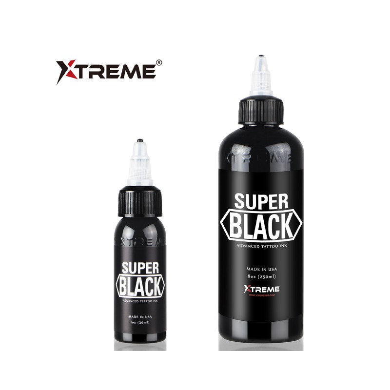 Mực xăm hình Xtreme MÀU ĐEN BLACK chính hãng USA