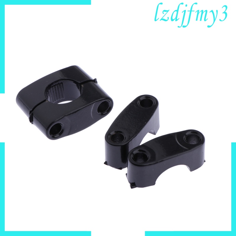 Set 2x1 Cặp Kẹp Nâng Tay Lái Xe Máy 22mm Bằng Hợp Kim Cnc Màu Đen | BigBuy360 - bigbuy360.vn