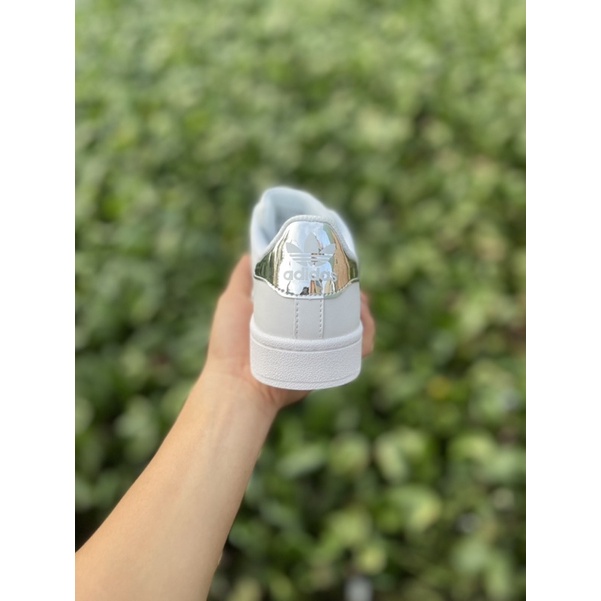 Hàng đẹp có sẵn Giày thể thao Nữ supper star sọc bạc
