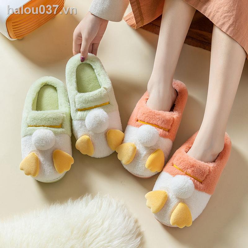 Dép Bông Đi Trong Nhà Chống Trượt Họa Tiết Hoạt Hình Dễ Thương