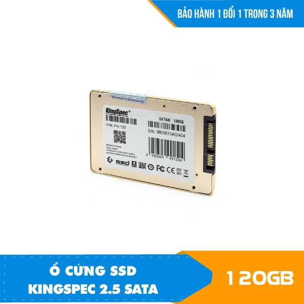 [Hàng Chính hãng] Ổ cứng SSD Kingspec 120GB 2.5'' tăng tốc laptop cực nhanh | BigBuy360 - bigbuy360.vn