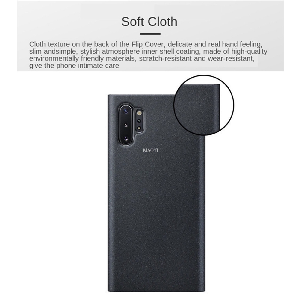 Bao da điện thoại nắp lật phong cách sang trọng cho Samsung S20 S7 S8 S9 S10 Plus Lite Note 8 9 10 Plus