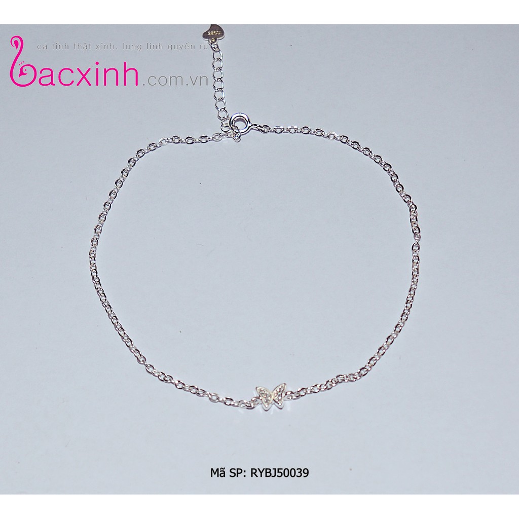 Lắc chân bạc Ý 925 Bạc Xinh Huệ Ngân - RYBJ50039