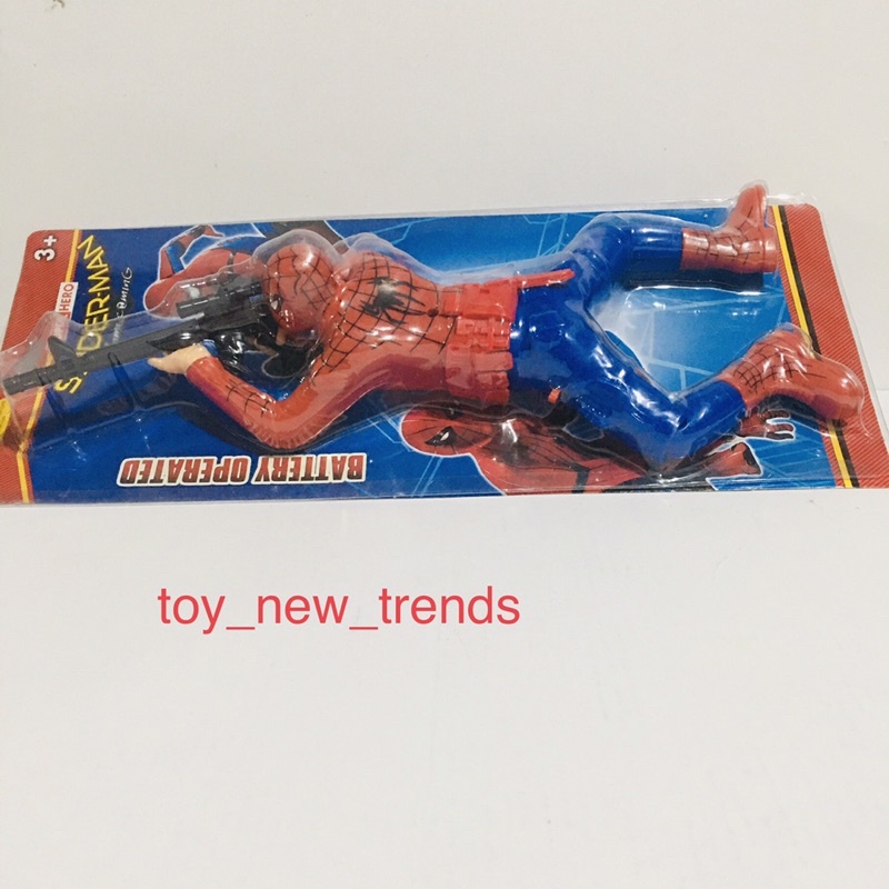 Đồ chơi, spider man. Sản phầm chạy pin 2AA, có thể tự bò về trước, có âm thanh