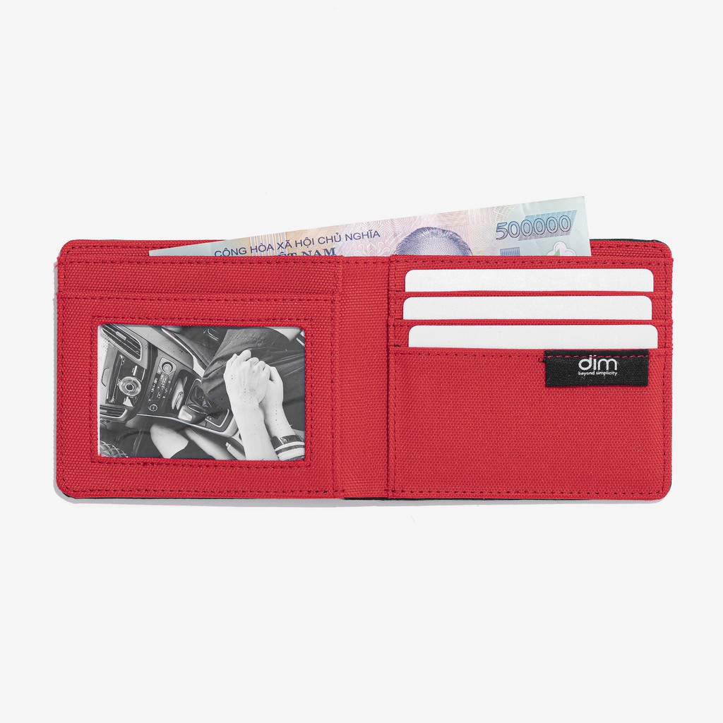 Ví vải gập đôi unisex DIM Basic Wallet 2 - Ngang (Ngăn đựng hình)