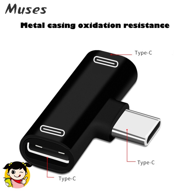 Muse07 Jack phân chia kết nối tai nghe sạc pin Type C USB-C chuyên dụng cho Xiaomi 66/3