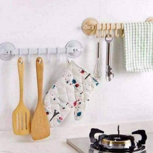 DỤNG CỤ TREO ĐỒ NHÀ TẮM, NHÀ BẾP HÚT CHÂN KHÔNG 4.8