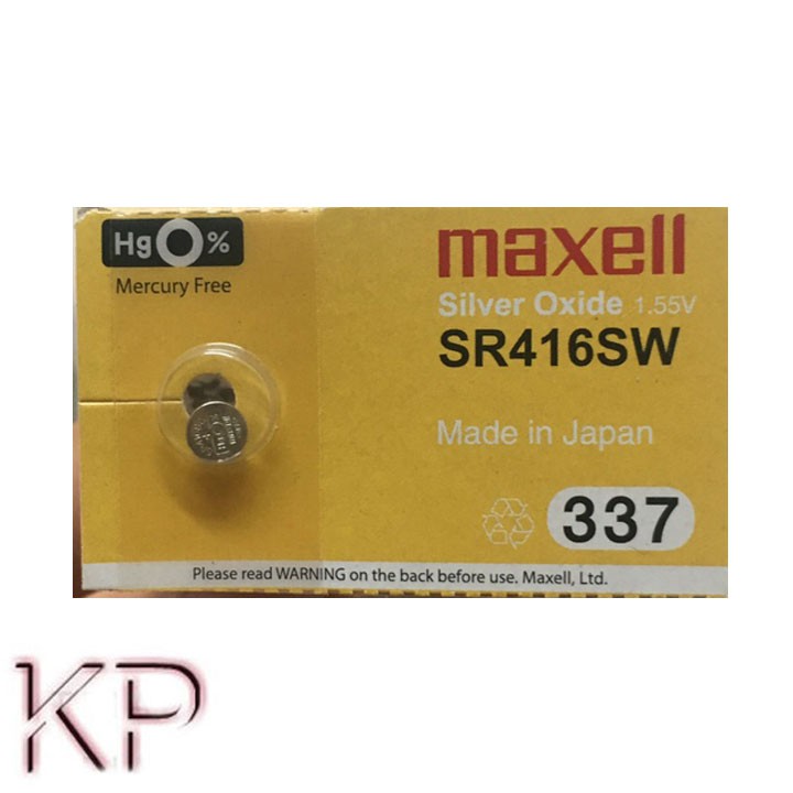 2 PIN Đồng Hồ SR416SW MAXELL Chính Hãng