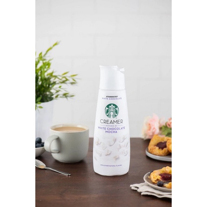 KEM SỮA LỎNG Starbucks WHITE CHOCOLATE MOCHA Coffee Creamer, 828ml (28oz)