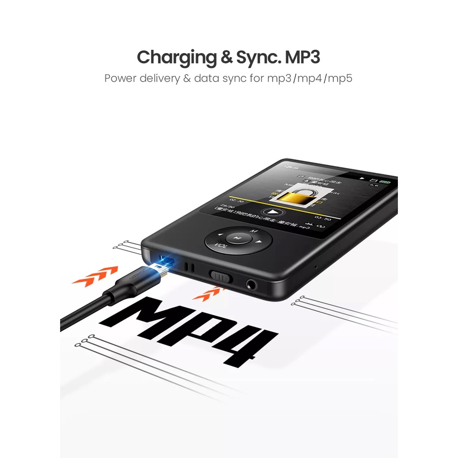 Cáp Mini USB Truyền Dữ Liệu Nhanh - Sạc Cho Camera HDD, MP3 MP4, DVR Xe Ô Tô , GPS NYT - BH 12T Chính Hãng