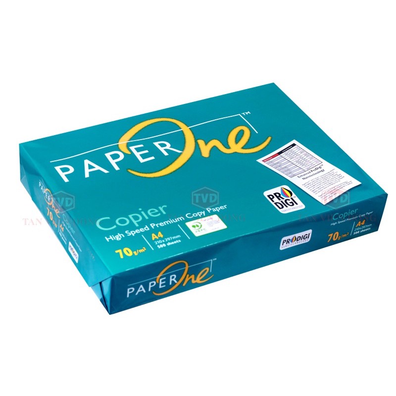 [Mã LIFEB04ALL giảm 10% tối đa 15K đơn 0Đ] Giấy A4 Paper One 70 gsm