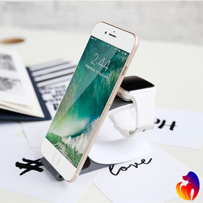 Giá đỡ điện thoại 2 trong 1 cho Apple Watch và iPhone