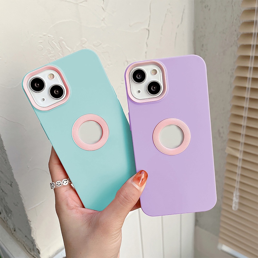 Ốp Điện Thoại Silicon Mềm Chống Rơi Chống Sốc 3 Trong 1 Cho iPhone 11 12 13 Pro Max 6 7 8 Plus XS XR XS Max SE 2 3
