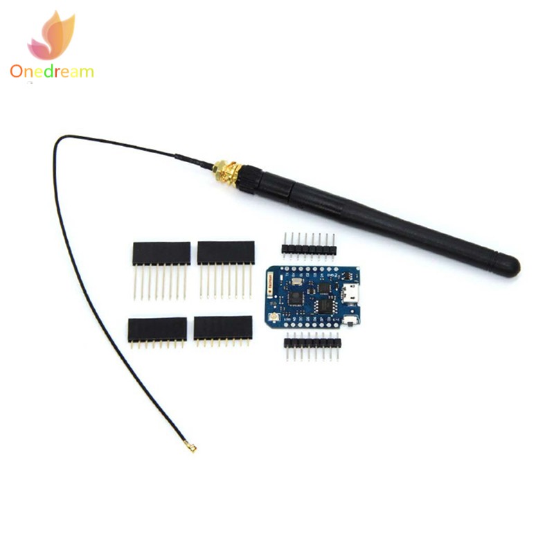 Ăng Ten Wifi Không Dây Wemos D1 Mini Pro 16m Bytes + Esp8266 / D1 Mini Pro Series