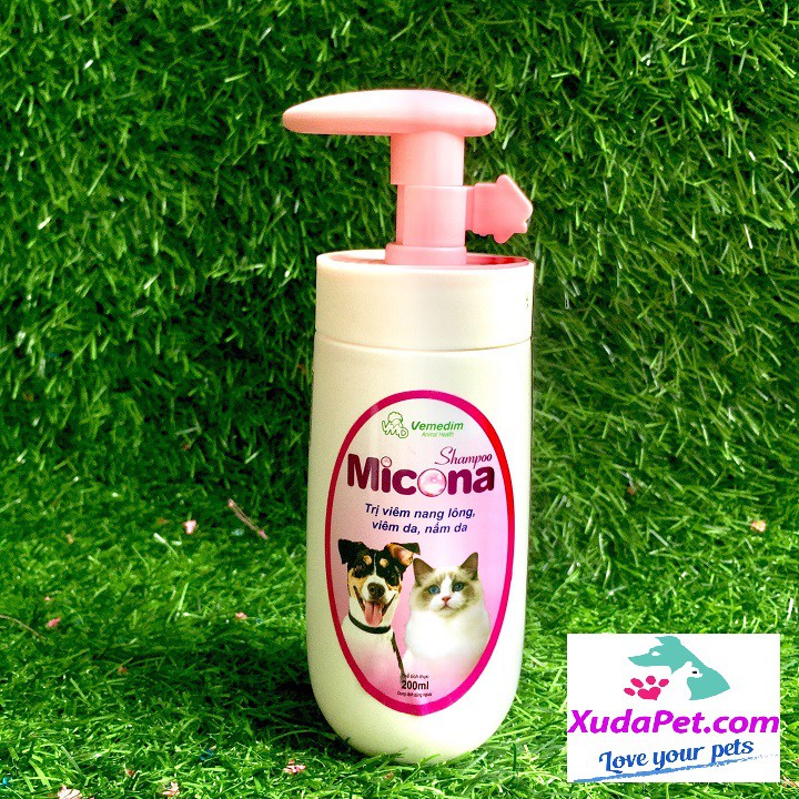 SỮA TẮM CHUYÊN TRỊ VIÊM DA, NẮM DA CHO CHÓ MÈO XUDAPET – STN2328