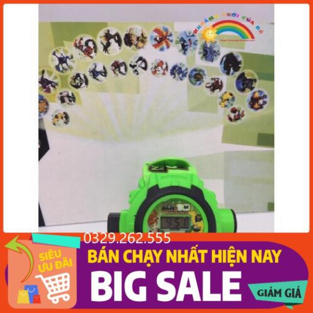 (FreeShip) Đồng hồ Ben 10 chiếu hình nhân vật 3D siêu hot