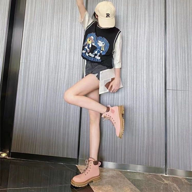 Giày Bốt Cổ Cao Đế Dày Phong Cách Cá Tính Dành Cho Các Cặp Đôi 2022 VyVyshop