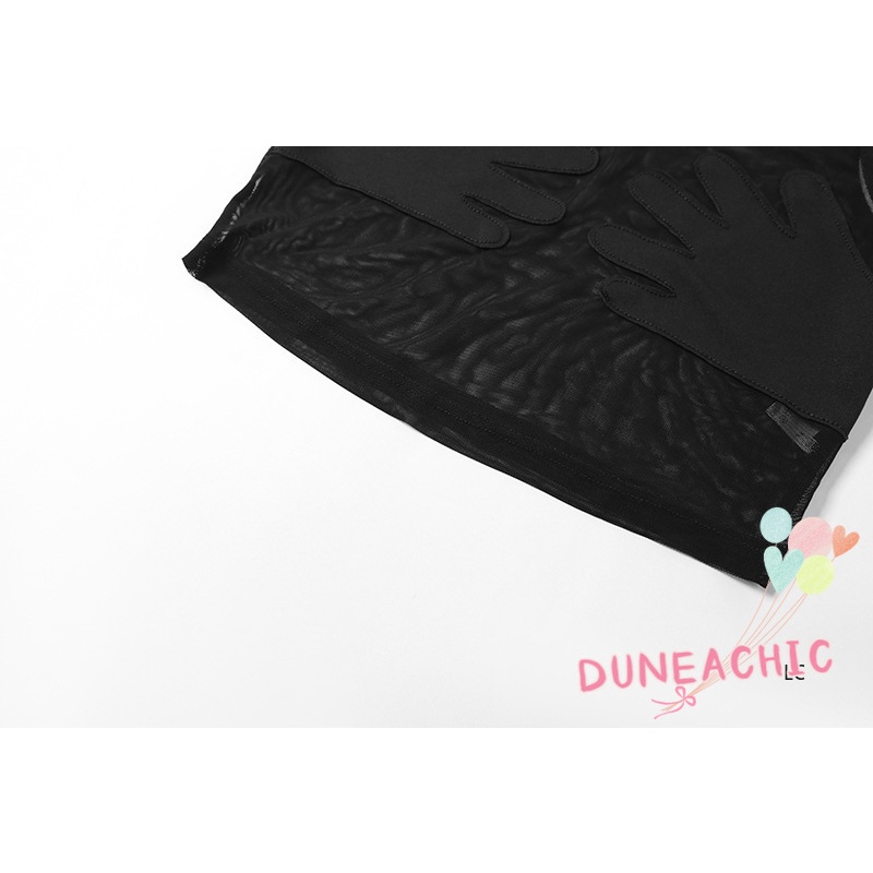 DUNEA Áo lưới xuyên thấu gợi cảm dành cho nữ
