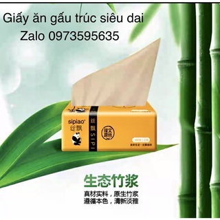 Thùng giấy ăn gấu trúc siêu dai (30 gói)