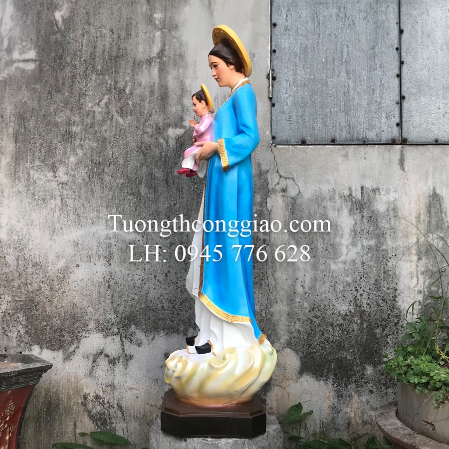 Tượng Đức Mẹ La Vang Việt Nam 120cm