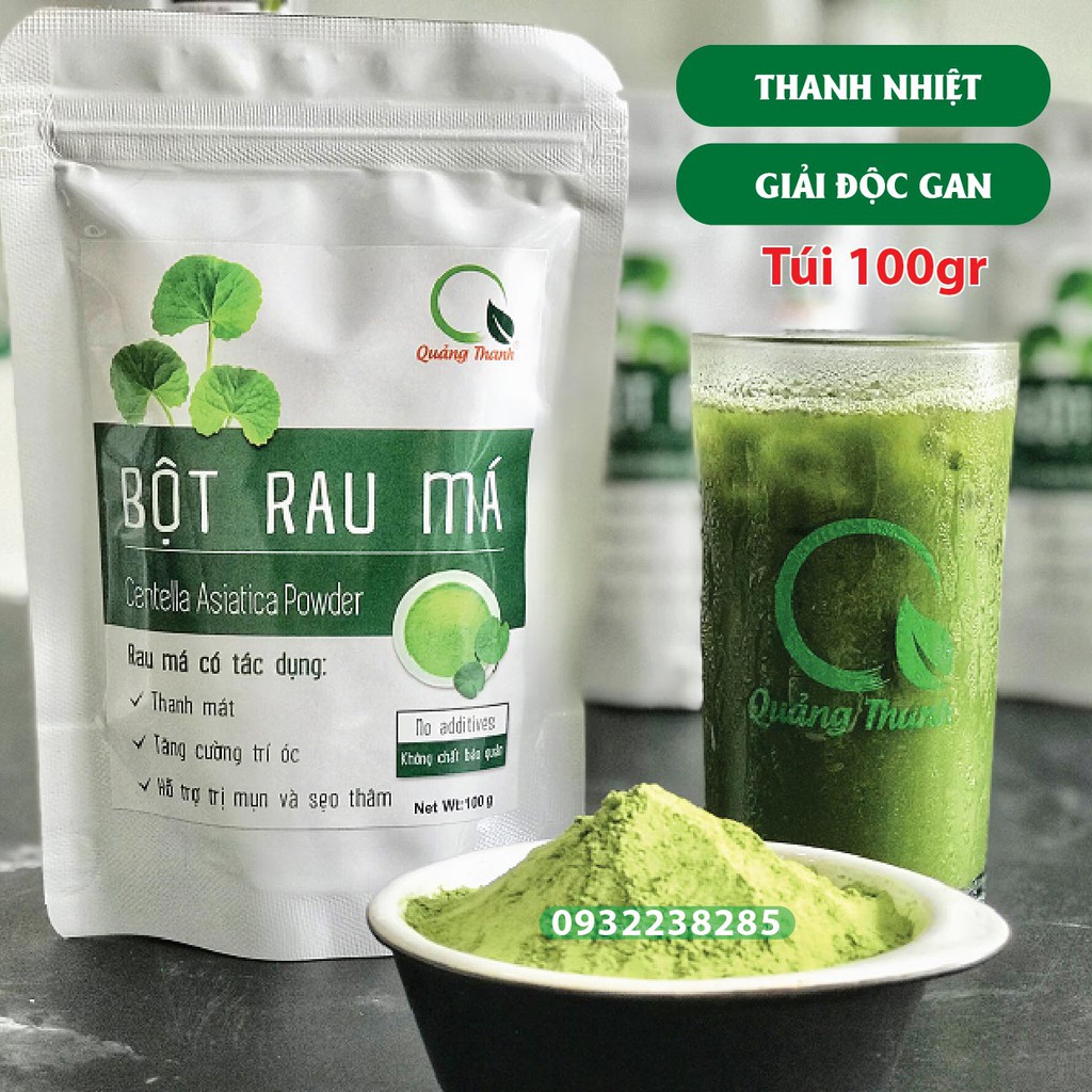 Bột rau má nguyên chất Quảng Thanh 100gr