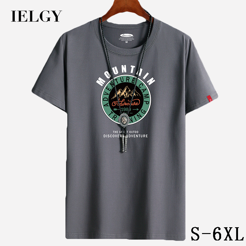 Áo Thun cotton Tay Ngắn Cổ Tròn plus size S-6XL Phong Cách Hàn Quốc Thời Trang Mùa Hè Cho Nam