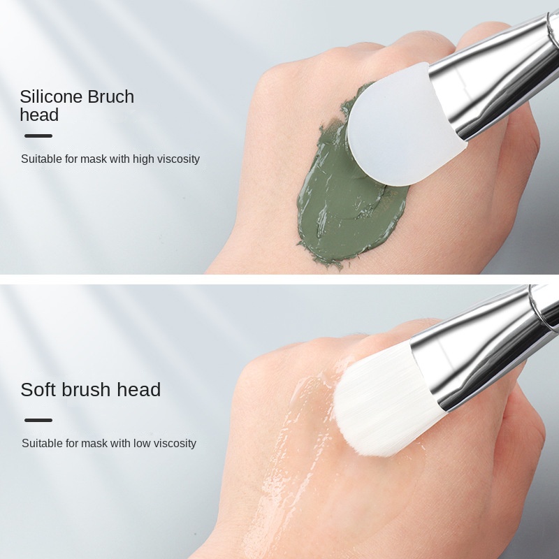 Bộ Cọ Silicone &amp; Cọ Phết Mặt Nạ Chăm Sóc Da