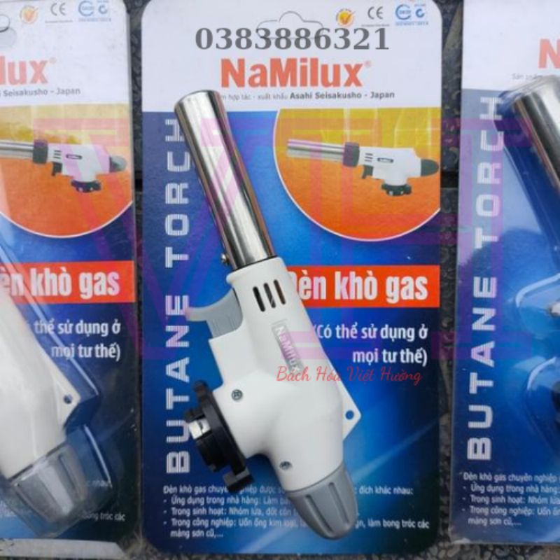 Khò ga Mini NaMilux tự động đánh lửa, xuất khẩu Japan - BẢO HÀNH 1 ĐỔI 1 lỗi do nhà sản xuất - Bách Hóa Việt Hường