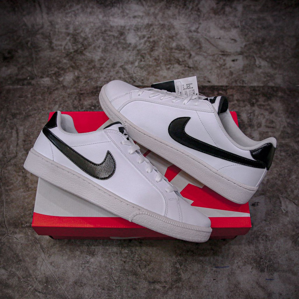 Giày Nike Court Majestic Leather Chính Hãng - 574236100 - Trắng móc đen