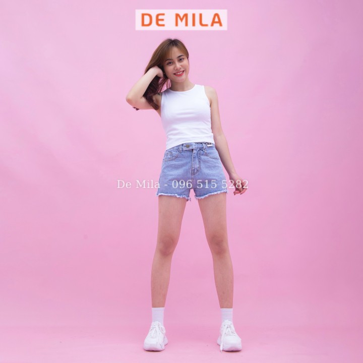 Áo croptop ba lỗ De Mila, áo ba lỗ nữ siêu hot hàng loại 1 chất đẹp cao cấp Hàng Loại 1 - AVC033 | BigBuy360 - bigbuy360.vn