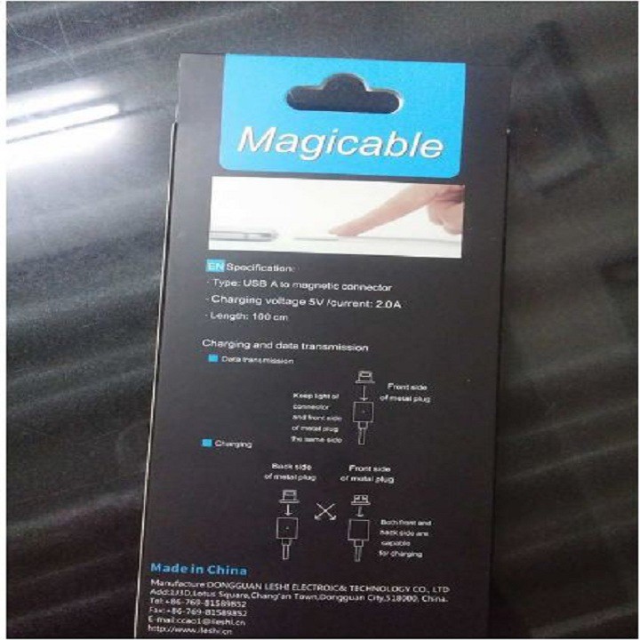 Cáp Sạc Nam Châm Từ Tính Magnetic Cable (Vàng)