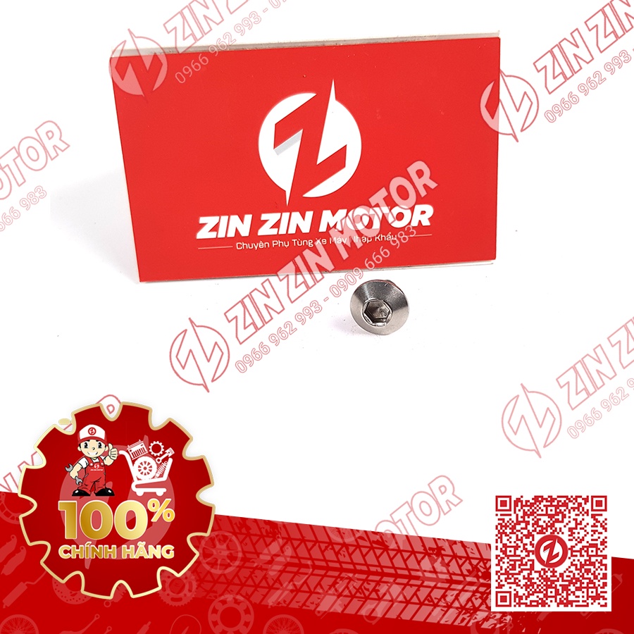 Ốc Dàn Áo Honda 6x10 mm- Sonic 150R, Winner, Supra GTR, CB 150R, CBR 150R - 90132KPPT00 - Zin Zin Motor
