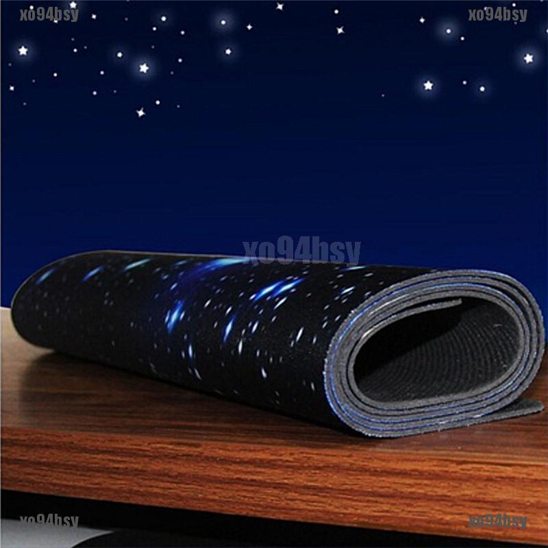 [xo94bsy]Economic Galaxy Anti-Slip Laptop Computer Gaming Large Mouse Pad Keyboa