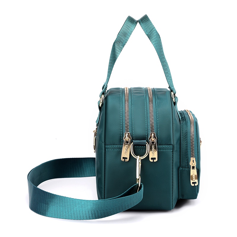 Túi Xách Đeo Vai Vải Canvas Chống Thấm Nước Đa Năng Thời Trang Cho Nữ