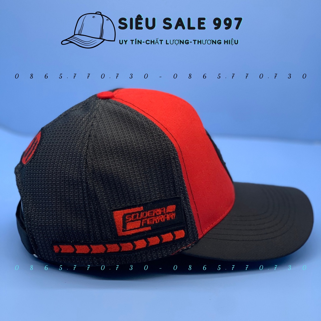 NÓN KẾT CON NGỰA LOGO FE-RA-RII, MŨ LƯỠI TRAI NAM NỮ THỜI TRANG
