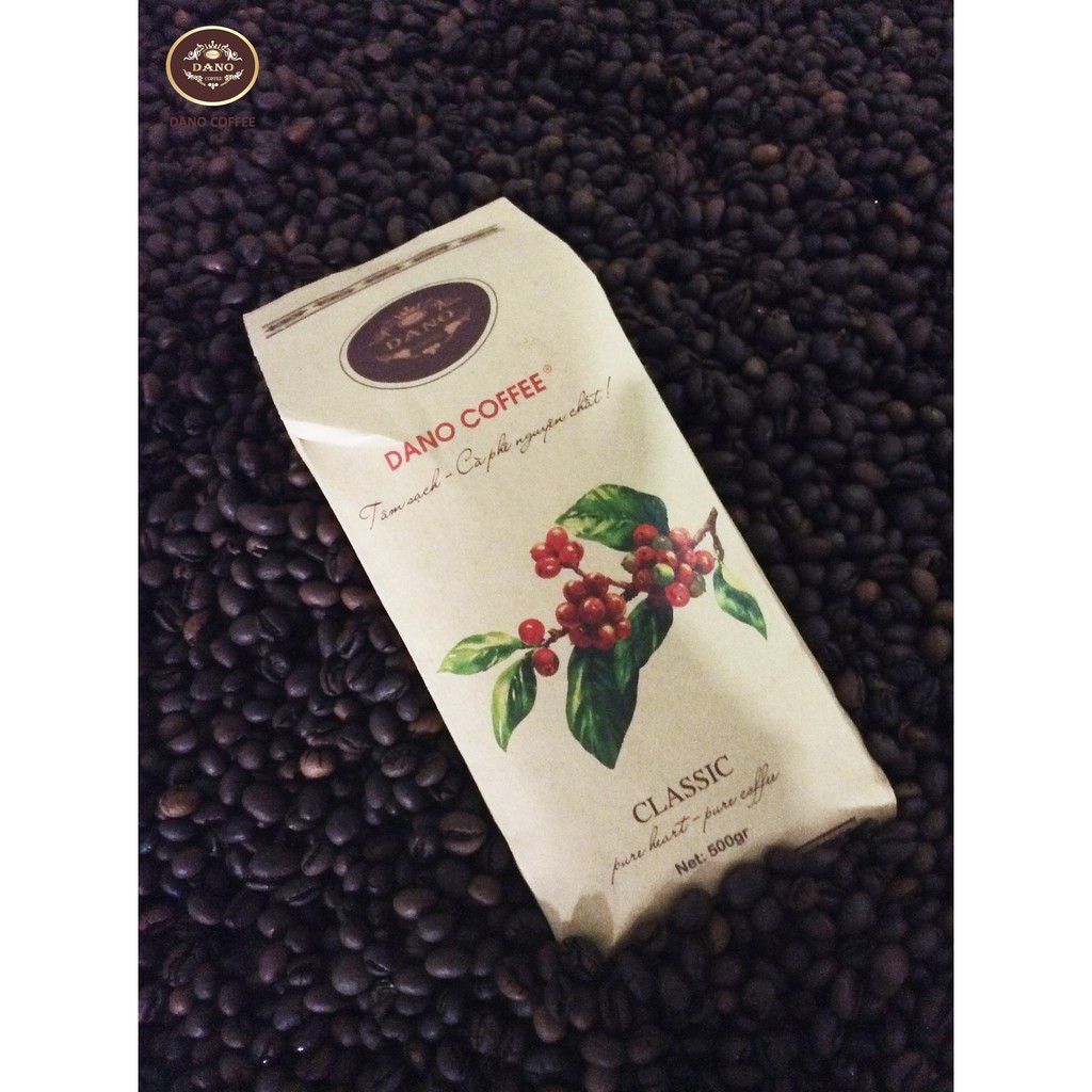 Cà phê nguyên chất Dano Coffee Cà phê Trung cấp Mix Arabica Robusta Culy tỉ lệ 10/45/45 Rang mộc 500gr tại Đắk Nông CC18 | BigBuy360 - bigbuy360.vn