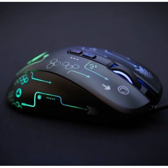 Chuột Gaming Fuhlen G90S Black chính hãng bảo hành 2 năm