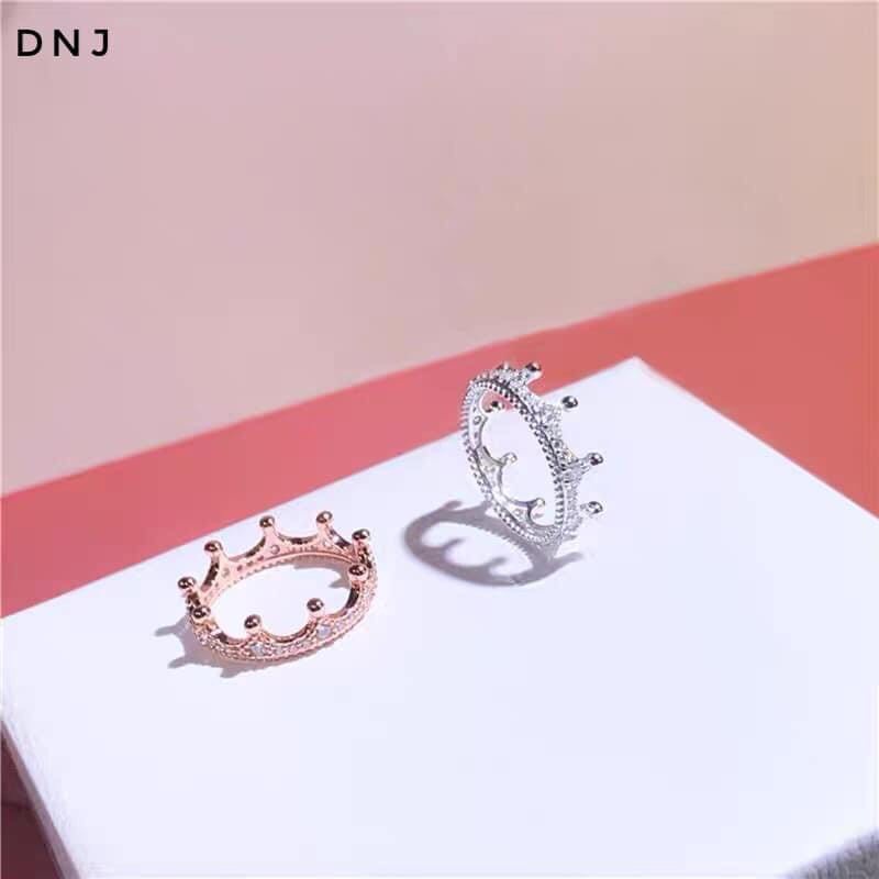 Nhẫn bạc nữ, nhẫn vương miện đính đá đẹp, sang trọng - Kho sỉ bạc Nhất Linh
