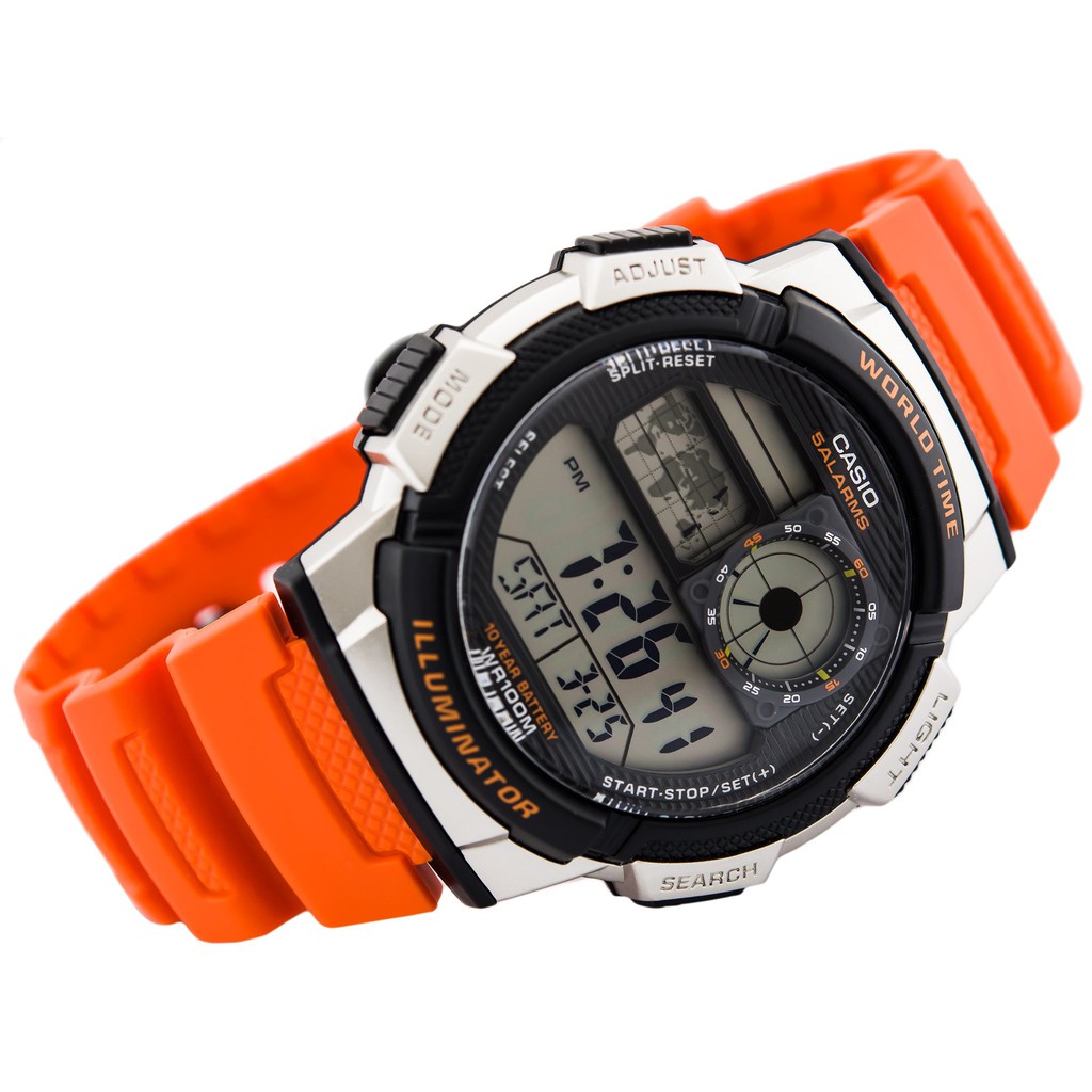 Đồng hồ nam dây nhựa Casio Standard chính hãng Anh Khuê AE-1000W-4BVDF (43mm)