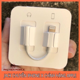 Jack chuyển tai nghe lightning ra 3.5 bóc máy
