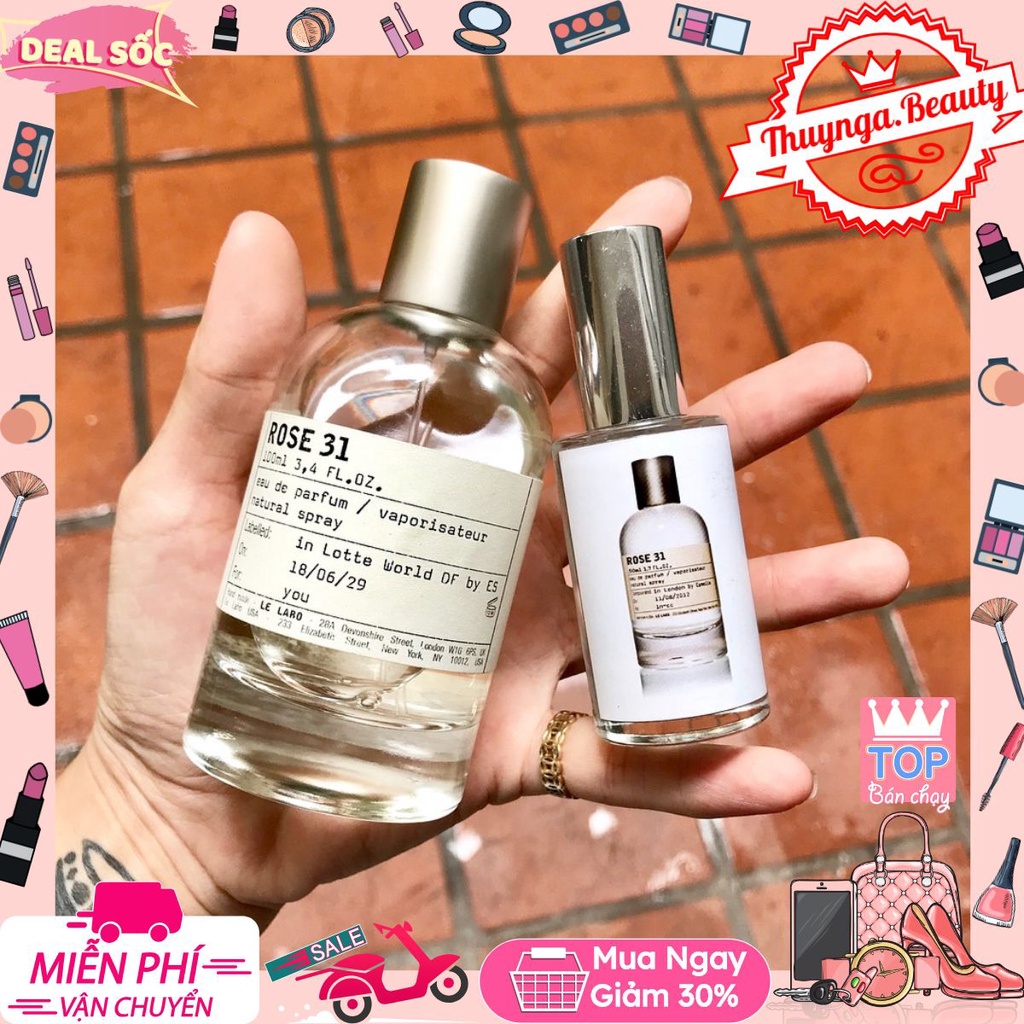 Nước hoa dùng thử 𝐋𝐞 𝐋𝐚𝐛𝐨 Rose 31 10ml