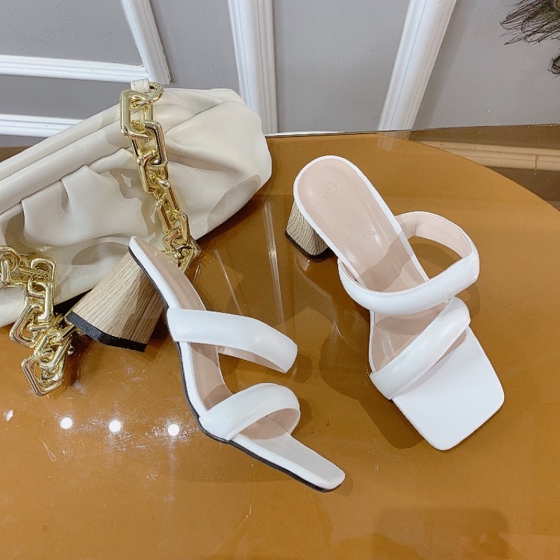 ❤️ HOTTREN 2022❤️ HÀNG CÓ SẴN GUỐC 2 quai mềm gót 5cm