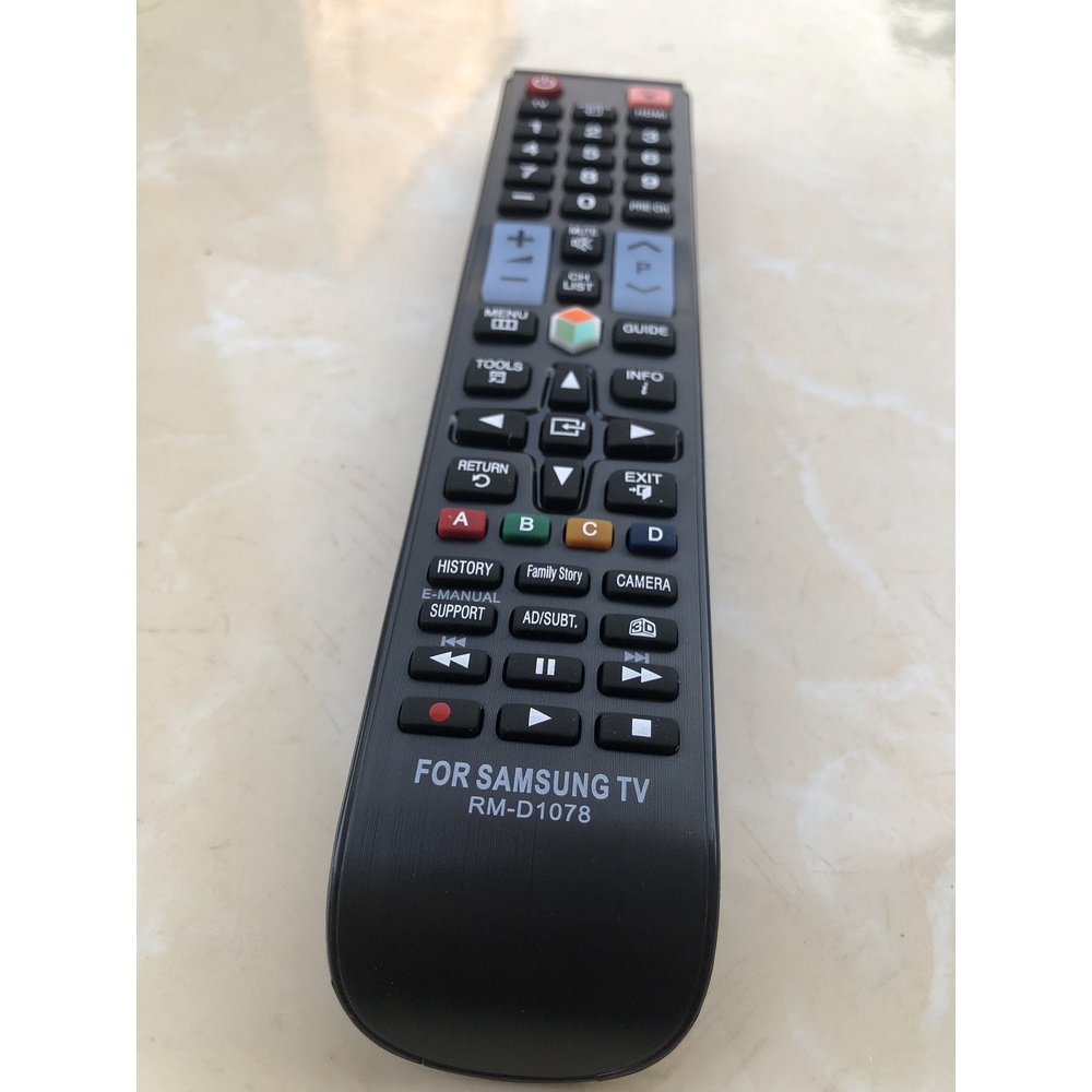 Remote Điều khiển từ xa tivi Samsung RM-D1078 -Hàng mới 100%-Chất lượng tốt-Tặng kèm PIN