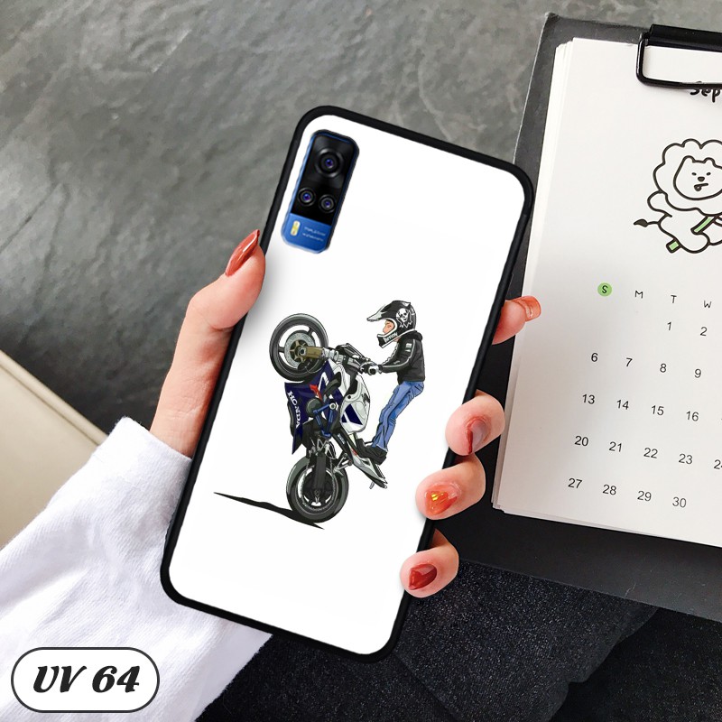 Ốp lưng Vivo Y51 2020 - lưng nhám viền dẻo