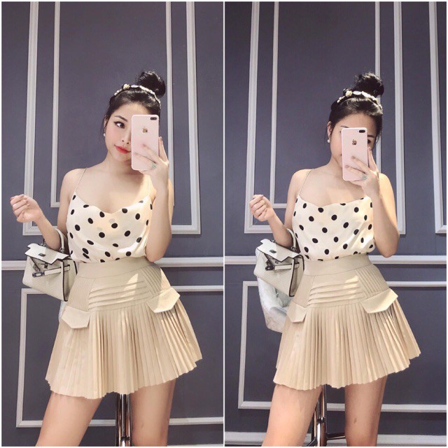 Chân váy xếp ly